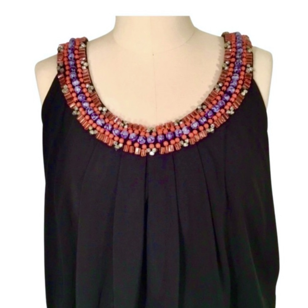 WHBM Beaded Collar Dress